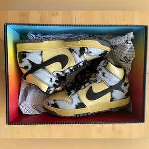 Nike Dunk High 1985 Black Acid Wash - RARE SIZE 13 - New in Box